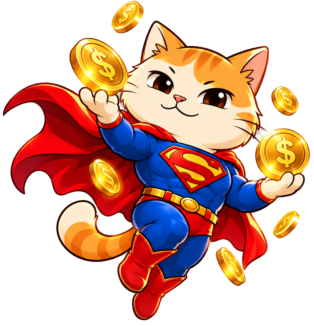 Cooper Supercat juggling gold coins